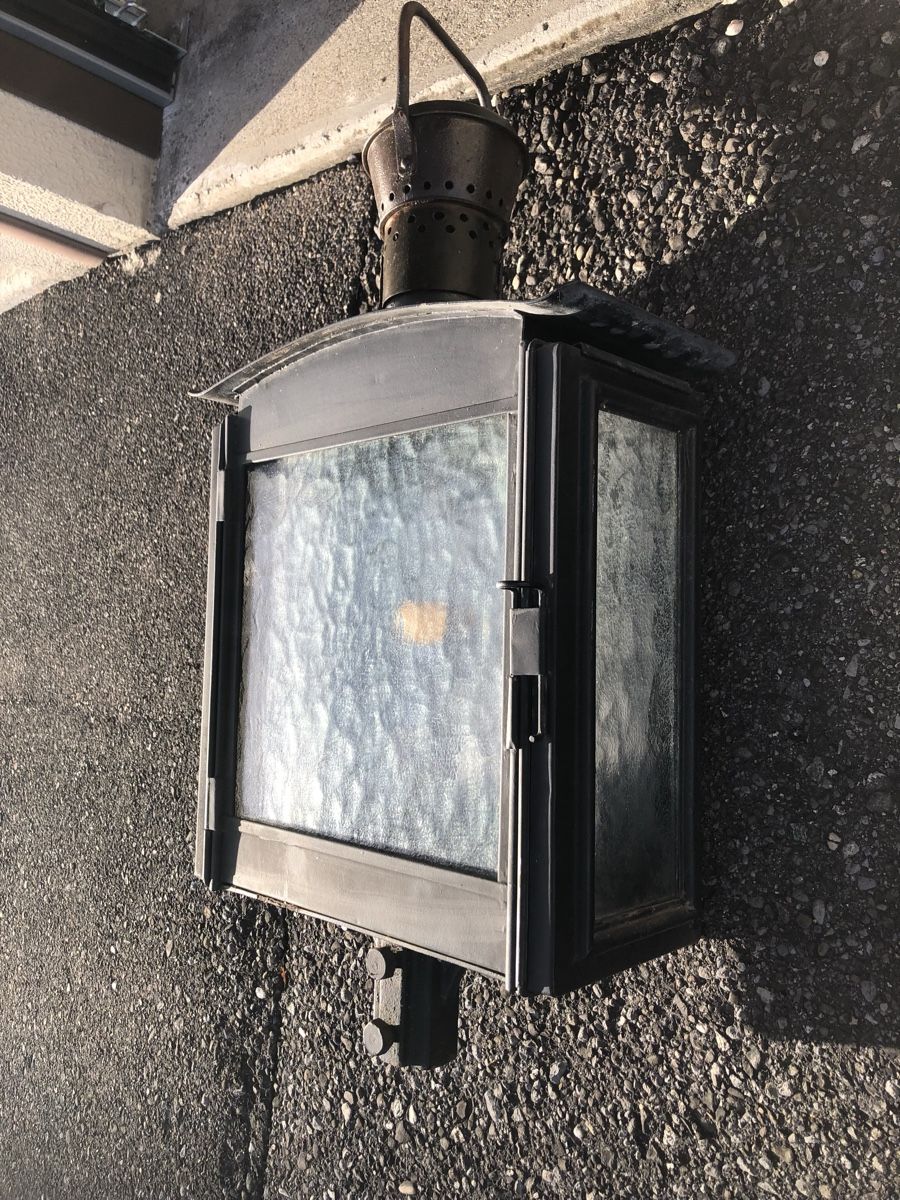 SBB/CFF/FFS Lampade: Antike SBB Laterne (elektrisch) – Usato da Lenzburg venduto da Alfred1341 2