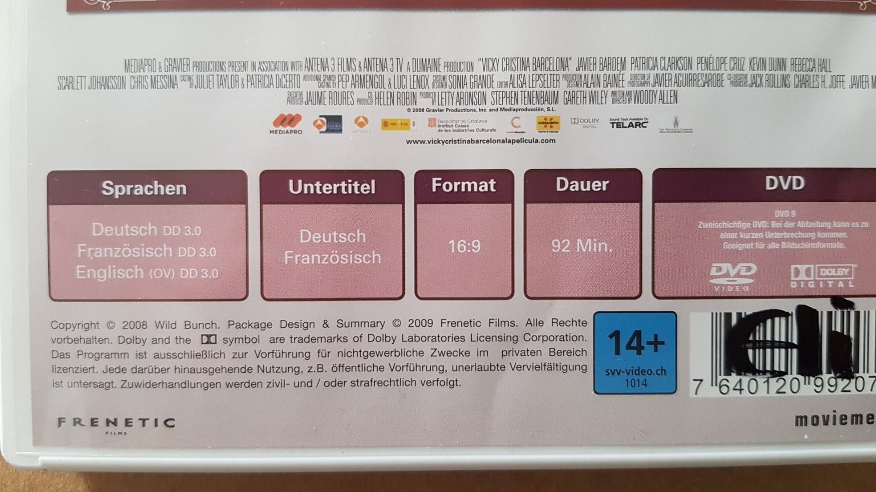 Tous les DVDs: DVD Vicky Cristina Barcelona – D'occasion à Oetwil am See par fineli2 1