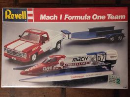 Mach I Formula One Team Rennboot & Chevy Pick-Up Revell 1/25