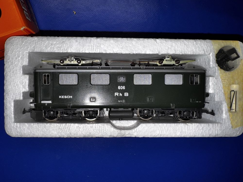 Bemo H0m RhB Ge 4/4 Kesch, grün, neuwertig & OVP 1