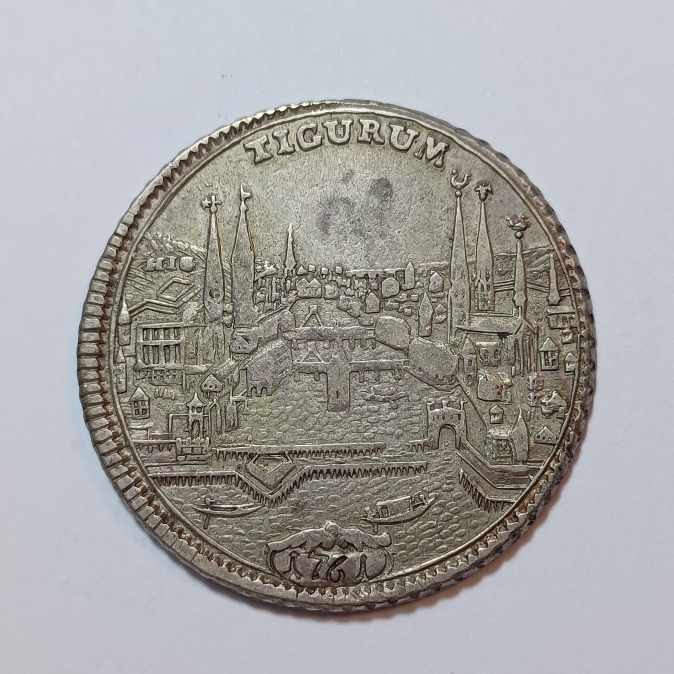 Tutti le monete: 1/2 Taler 1761 Zürich – Usato da Pfäffikon ZH venduto da Schweizer_Muenzen