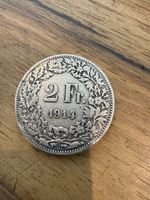 2 Franken 1914 Helvetia Münze Silber 835