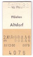 Billette Flüelen - Altdorf