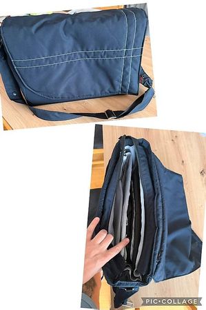 Wickeltasche von Hartan, dunkelblau