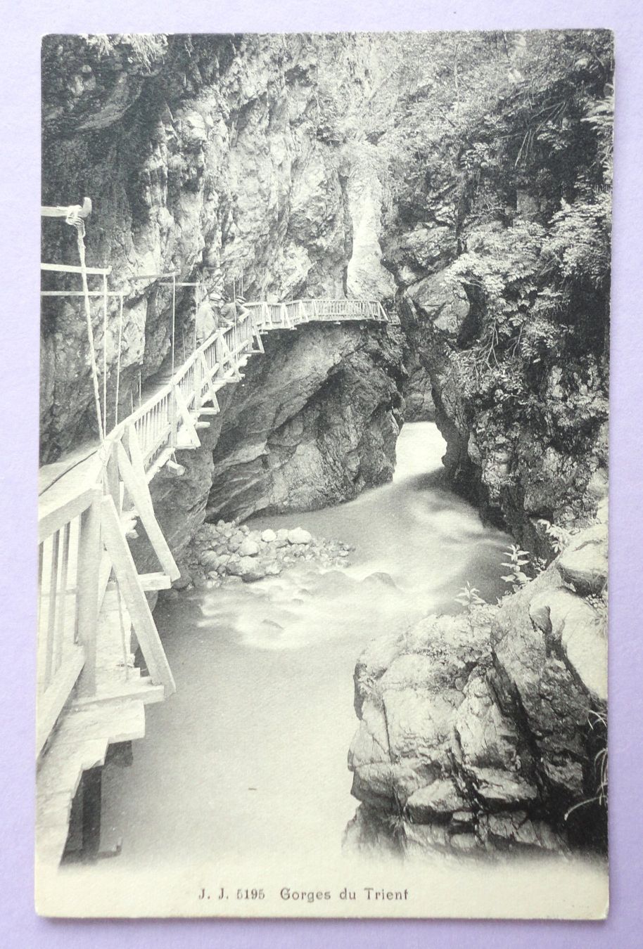Ansichtskarten: Gorges du Trient – Gebraucht aus Fétigny von Billy2miny