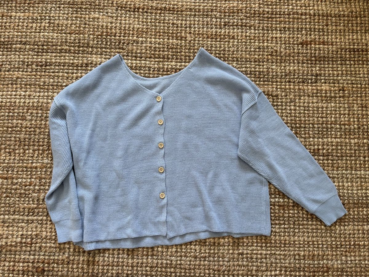 Pull&Bear Jacken: Pull&Bear Strickjacke hellblau – Neu (gemäss Beschreibung) aus Tägerwilen von vivlara
