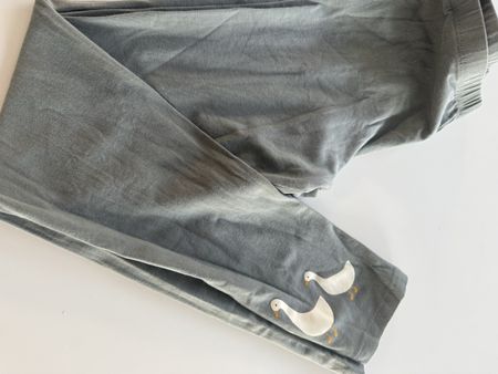 Leggings grau Enten Grösse 134/140 Bio
