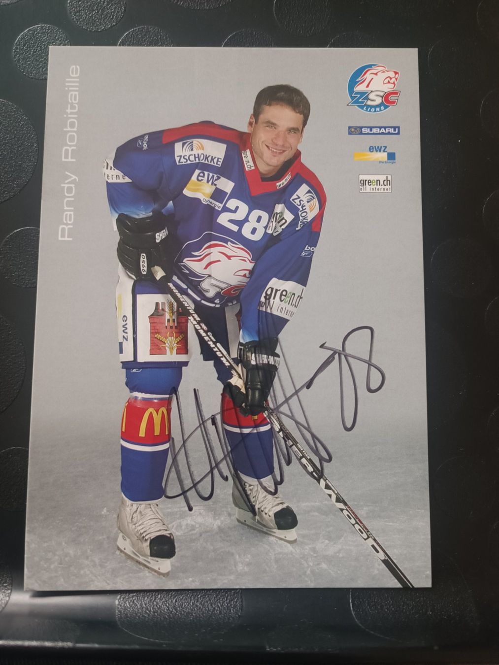 Autographes: Randy Robitaille - ZSC - handsigniert – D'occasion à Menziken par Artographs
