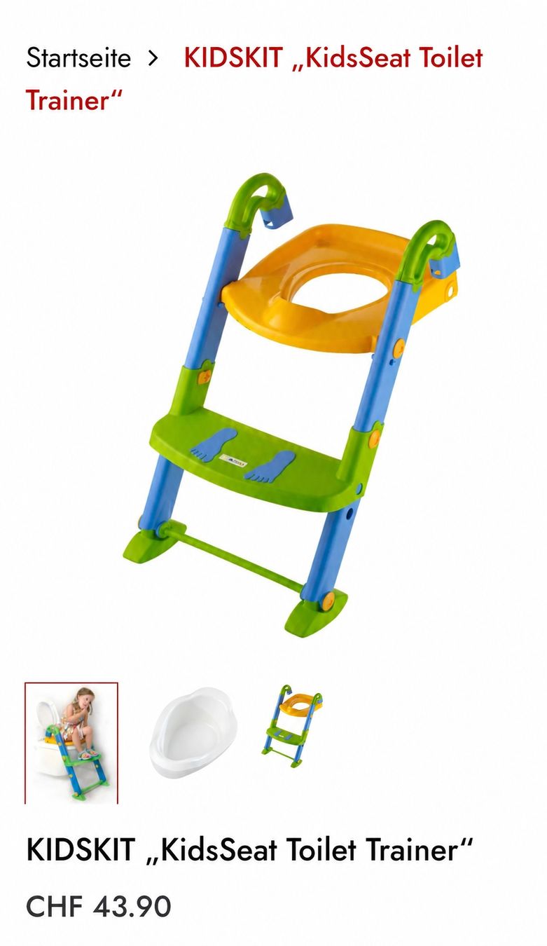 WC: Kinder Toilettensitz mit Treppe – D'occasion à Zürich par Kris8050 1