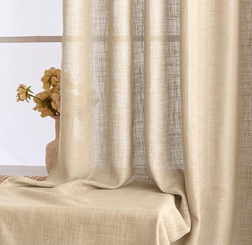 Tende: Vorhänge Leinen 2er Set BxH 140x160cm – Nuovo (secondo la descrizione) da Adlikon b.Regensdorf venduto da MK-VORHANGSERVICE 5