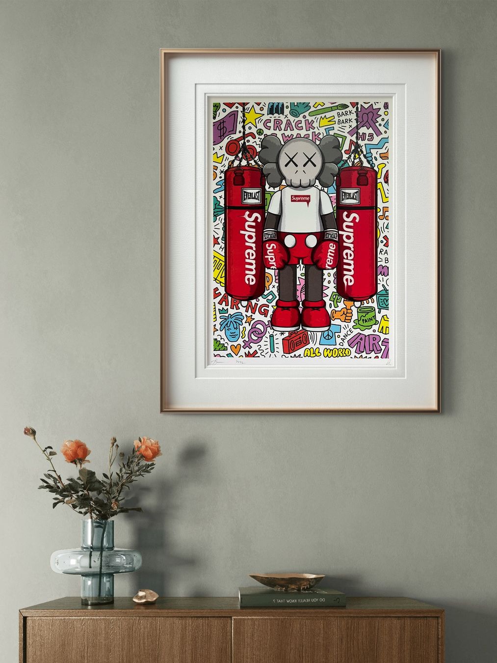Grafica & Litografie: DEATH NYC : Supreme Kaws & Keith Haring – Nuovo (secondo la descrizione) da Basel venduto da La.Bonne.affaire
