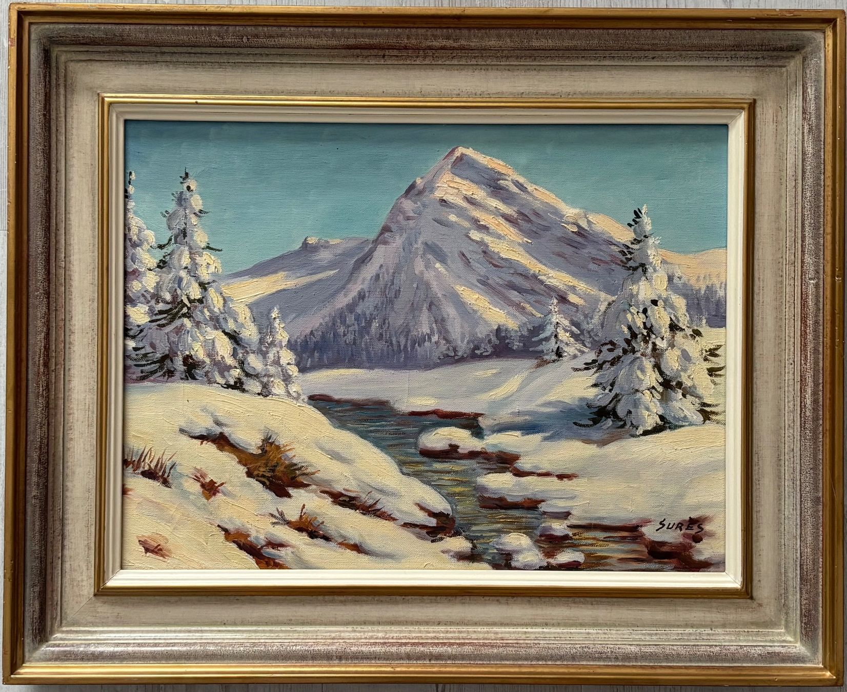 Dipinti: Oelgemälde Berglandschaft, Jack Sures handsigniert – Usato da Rütihof venduto da Yaro22 2