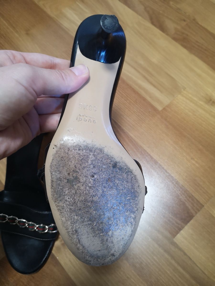 Gucci Damenschuhe: Gucci Mules Vintage Y2K Leder – Gebraucht aus Bern von LoveVintageY2K 4