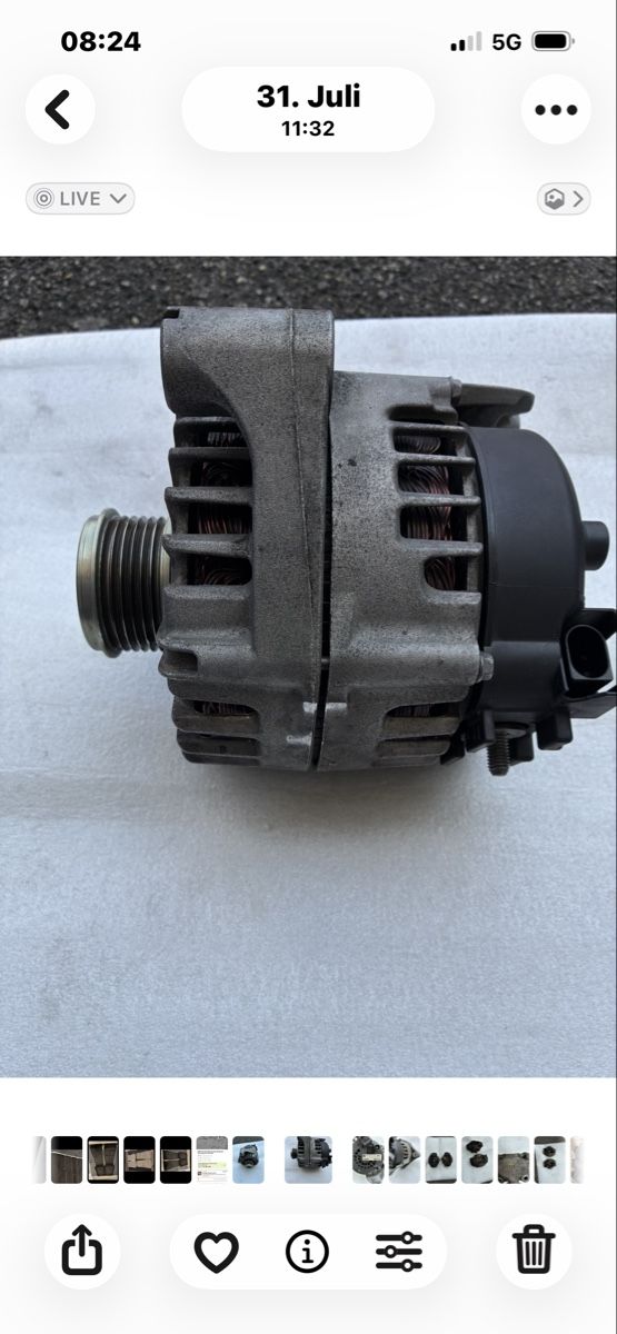 BMW Tutti pezzi di ricambio auto: BMW e90 Lichtmaschine – Usato da Grenchen venduto da Netii10 1