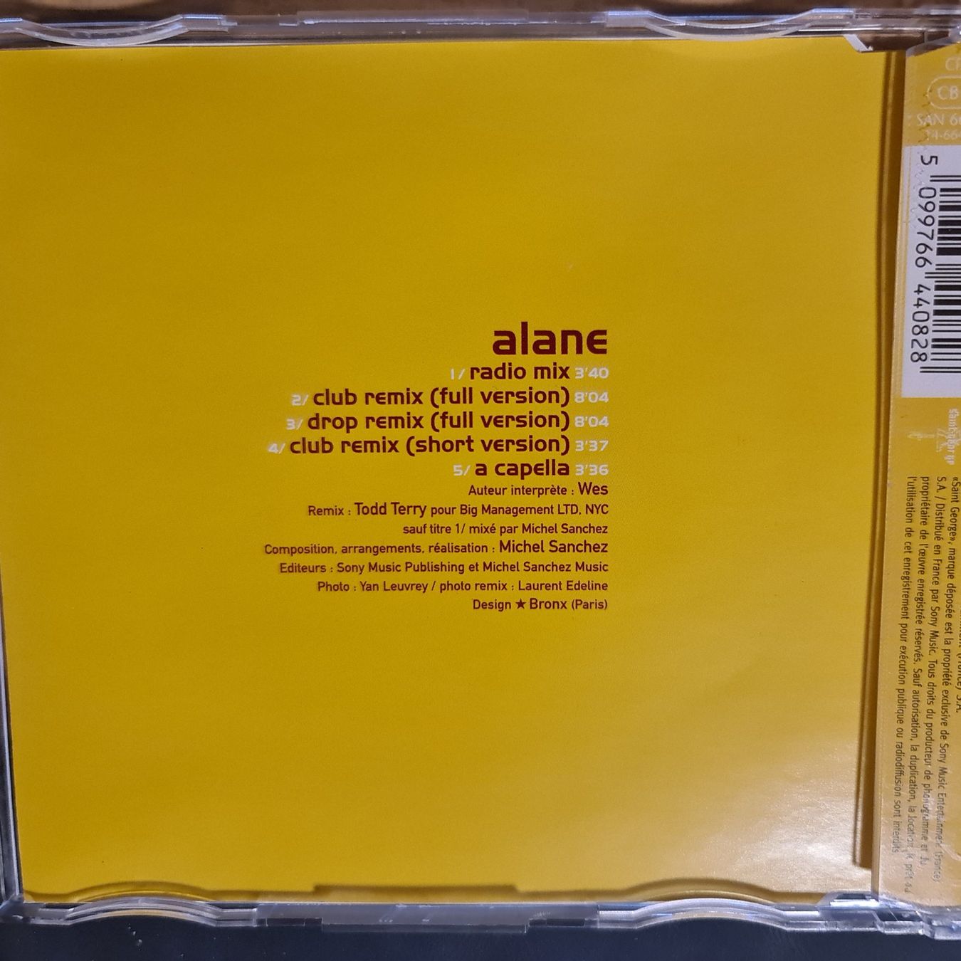 CD: Wes alane - todd terry mixes CD – Usato da Dintikon venduto da Vexi 1