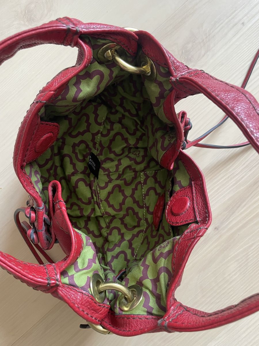 Borse da donna: Sac en cuir rouge – Nuovo (secondo la descrizione) da Prilly venduto da ngu_ccj2 2