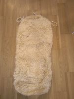 Kinderwagen Lammfell Einlage hellbeige guter Zustandk