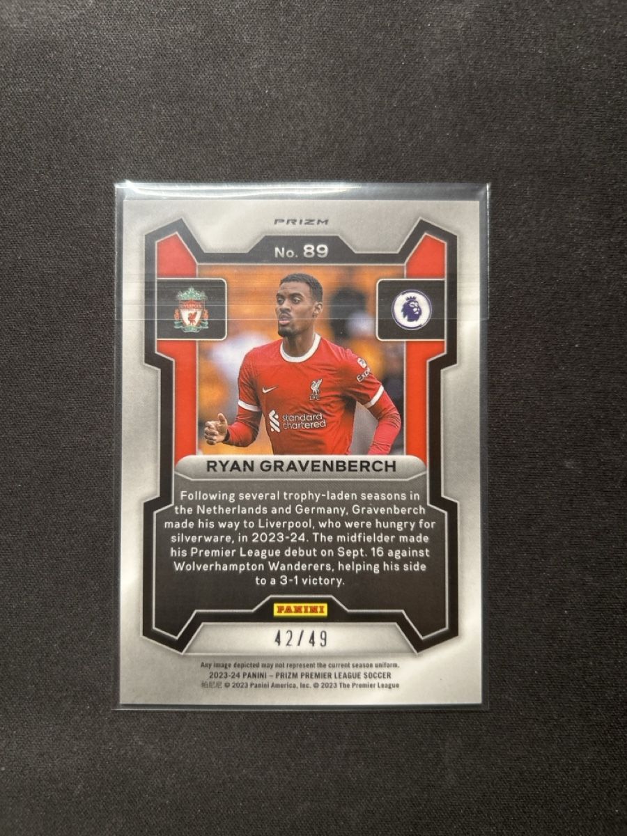 Panini Carte collezionabili: Panini prizm Ryan Gravenberch Red Disco /49  – Usato da Greppen venduto da hcv_cc2r 1