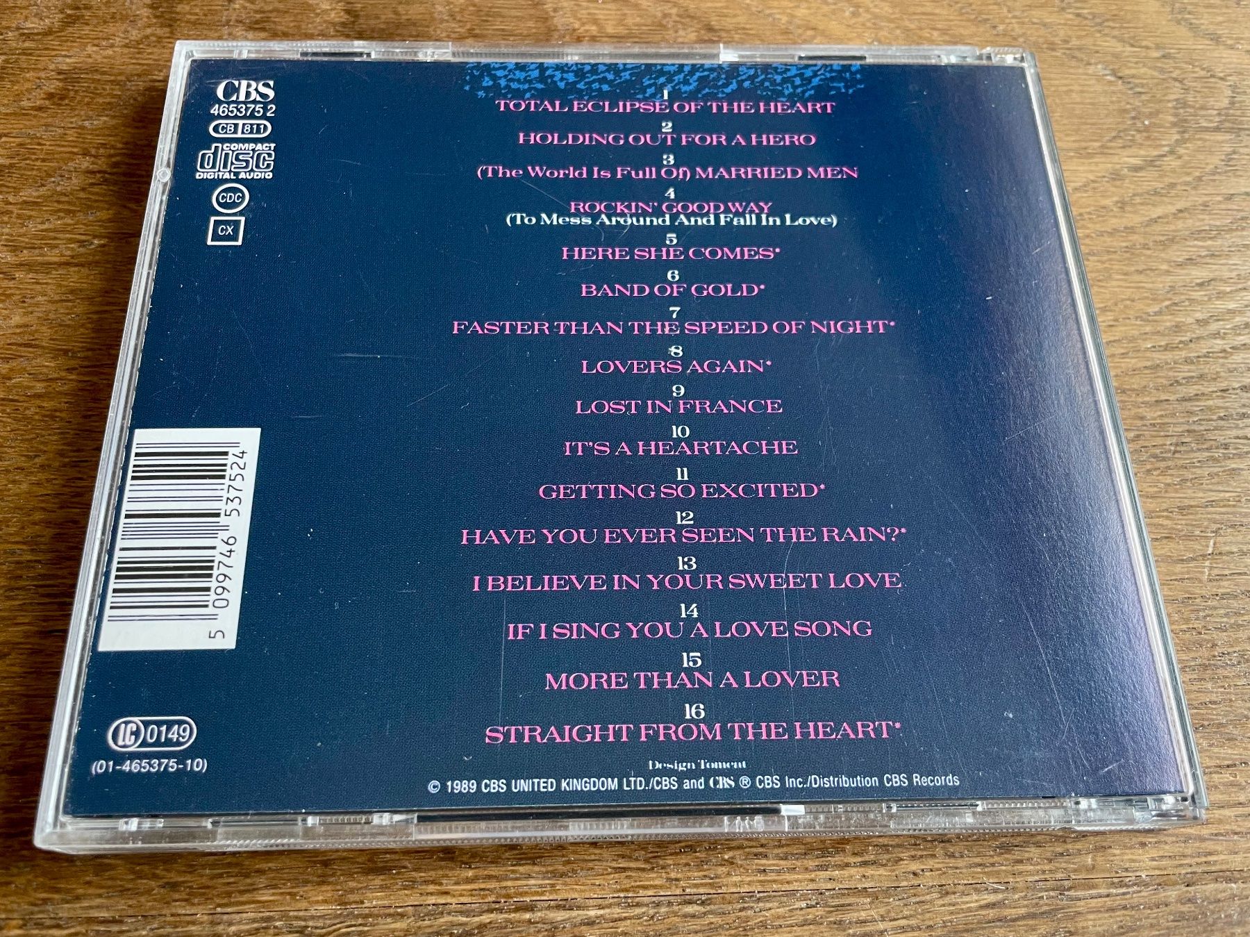 CD: Bonnie Tyler - Greatest Hits - CD – Usato da Pontresina venduto da il-bain 1