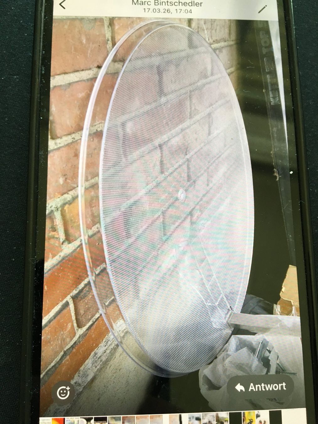 Radiocomunicazione: Originalverpackte Offset Antenne l v Metronic, neu! Rartäit – Nuovo e nell'imballaggio originale da Binz venduto da Dsc1 3