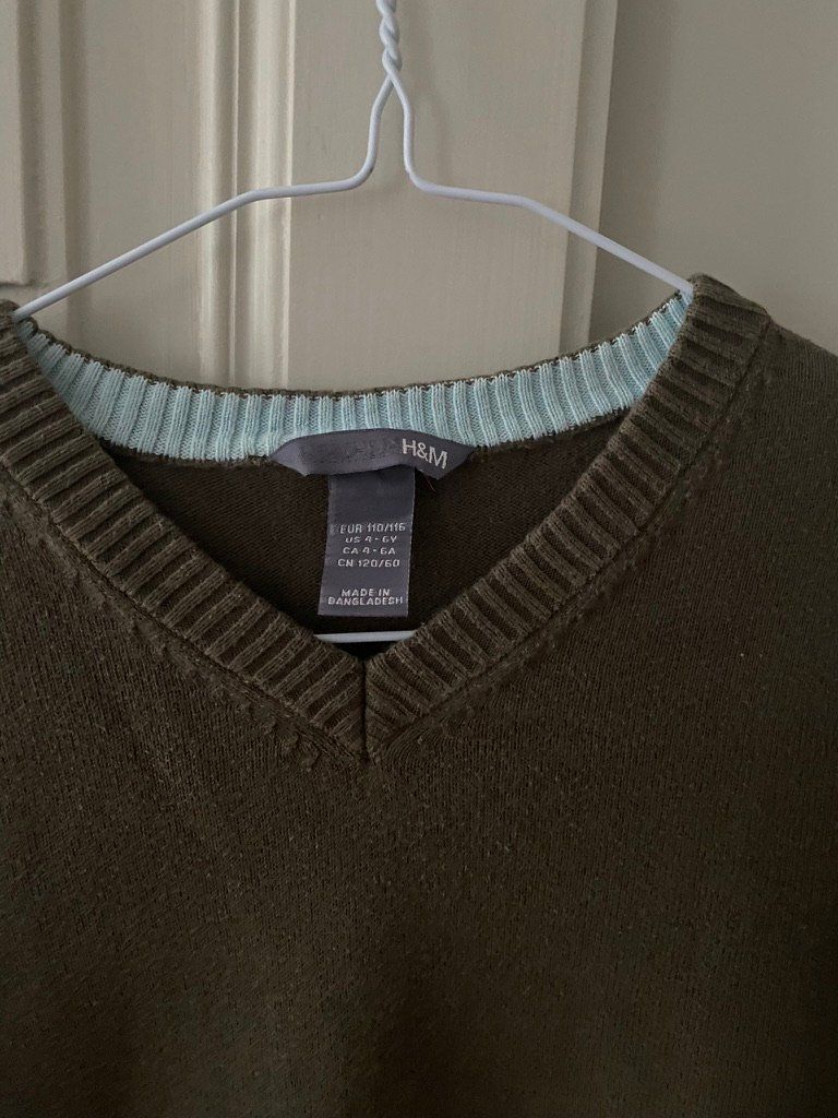H&M Kleiderpakete & -sets: Ensemble Polo mit Baumwoll Pullover Gr. 116 – Gebraucht aus Fribourg von geraldine132 5