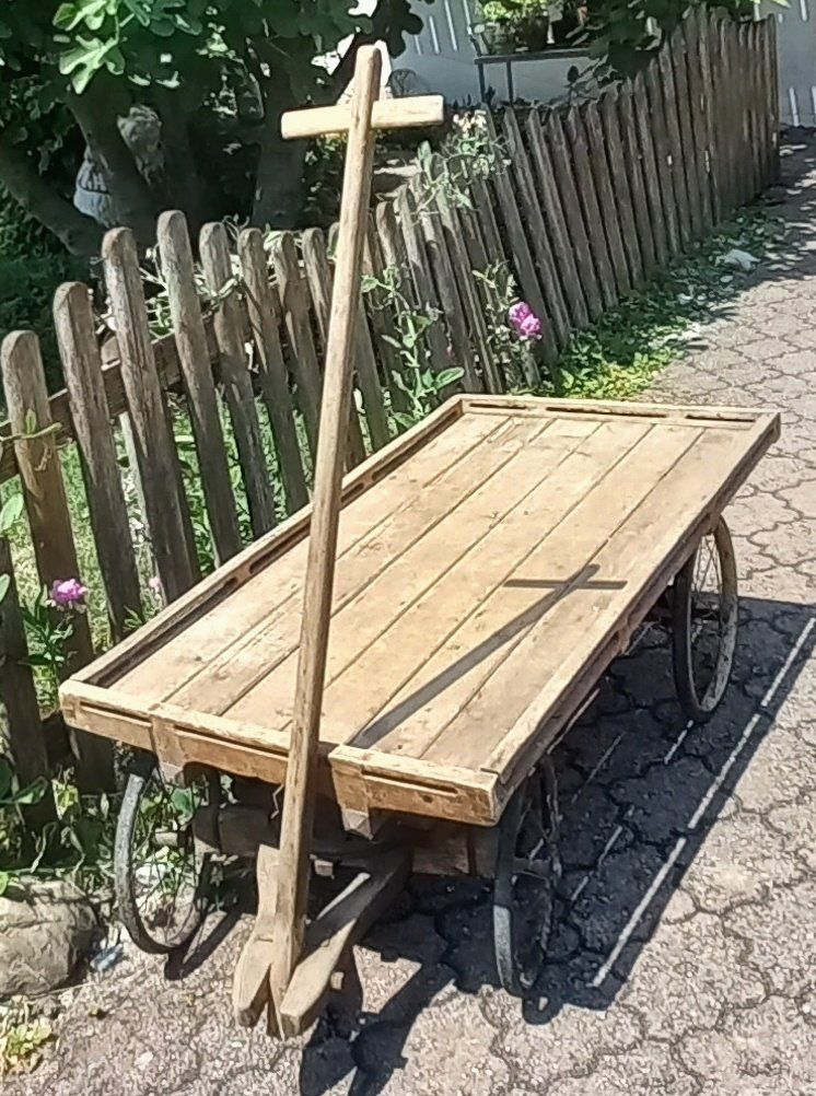 Carrelli di trasporto: Leiterwagen / Bruggenwagen mit Deichsel – Usato da Baar venduto da 2cvbaar 2
