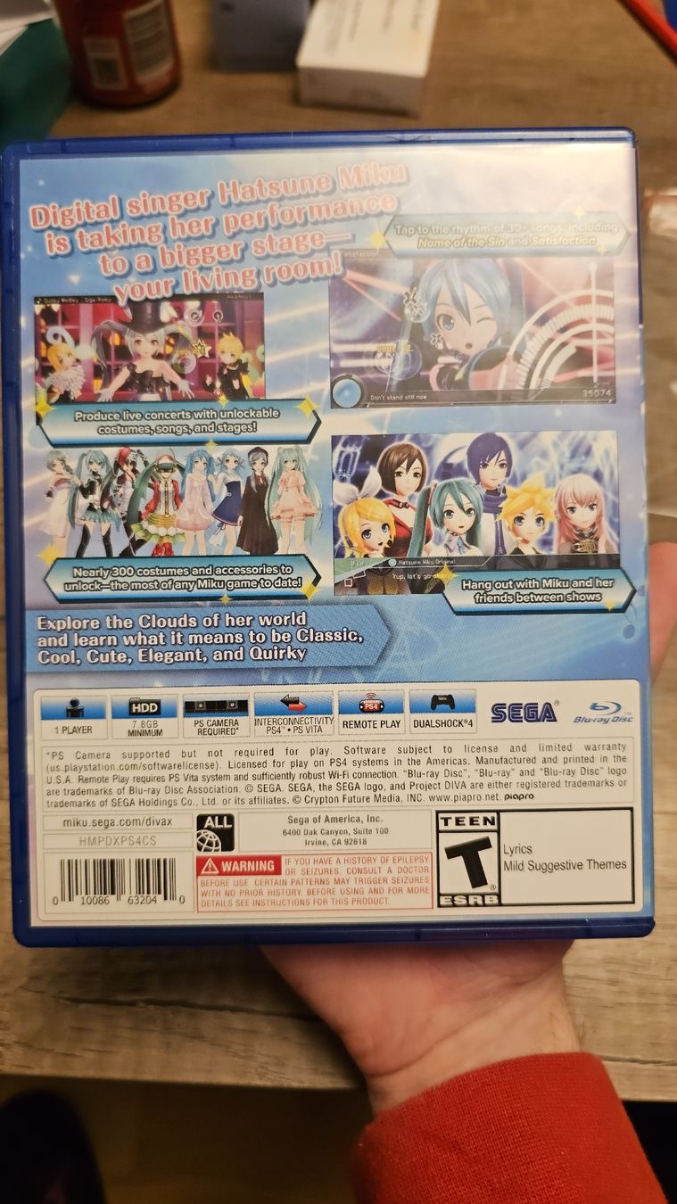 Sony Giochi: Playstation 4 - Hatsune Miku: Project Diva X – Usato da Basel venduto da Bimgbum 1