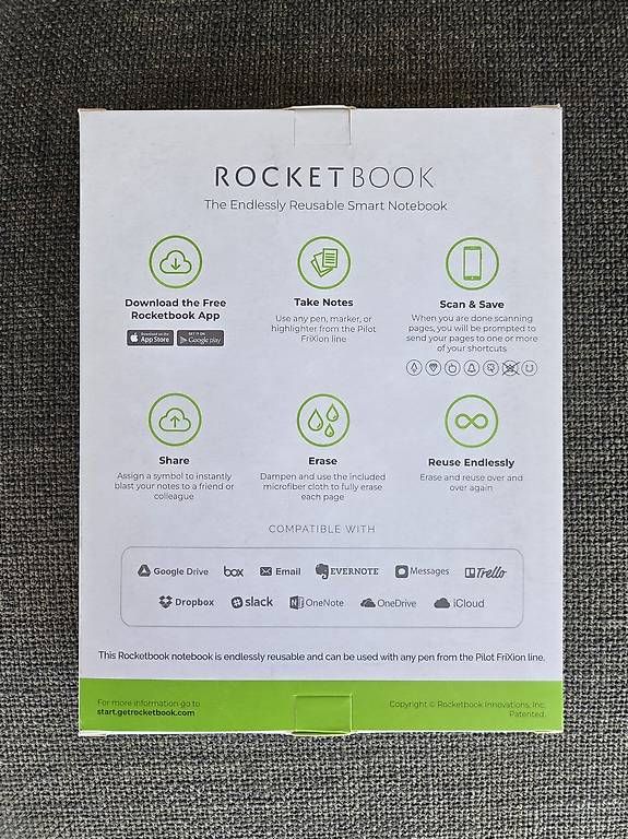 Blocchi: Rocketbook Core Executive - NEU & originalverpackt – Usato da Winterthur venduto da Janine18 1