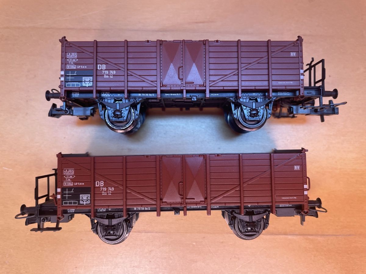 Märklin Modellini di ferrovie: 2 Märklin Güterwagen DB – Usato da Rickenbach ZH venduto da u2540 1