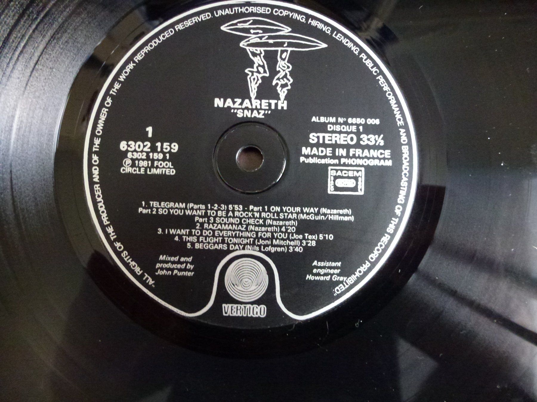 Schallplatten: Nazareth – 'Snaz – Gebraucht aus Bern von Frebo 4
