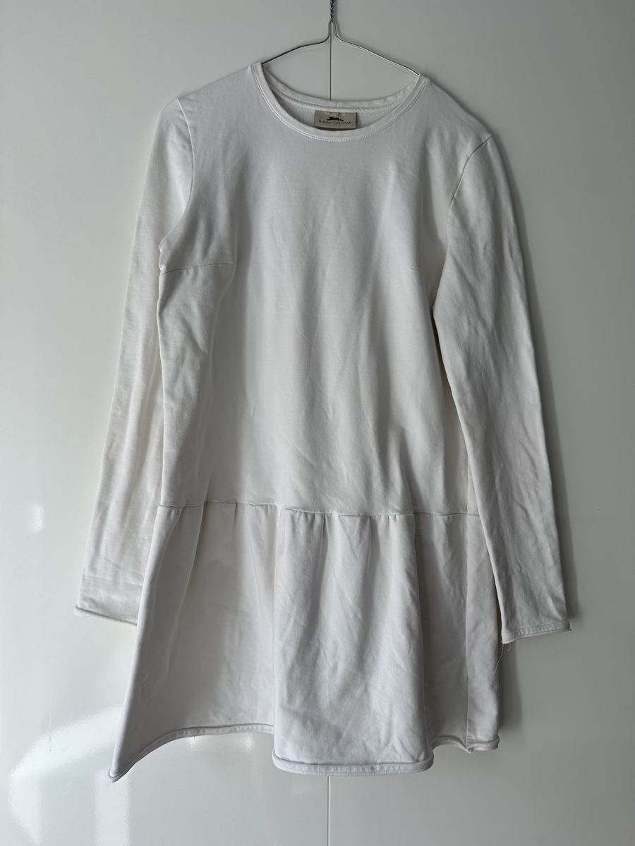 Robes: Weisses Kleid mit langen Ärmeln – D'occasion à Uster par Monika_OB