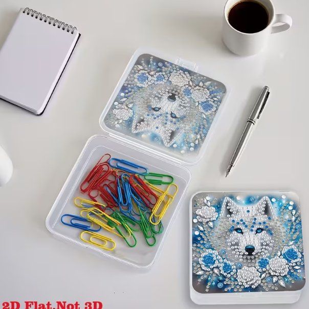 Kit bricolage: Diamond Painting Box Wolf – Nuovo e nell'imballaggio originale da Obergösgen venduto da Diamond-Painting 2