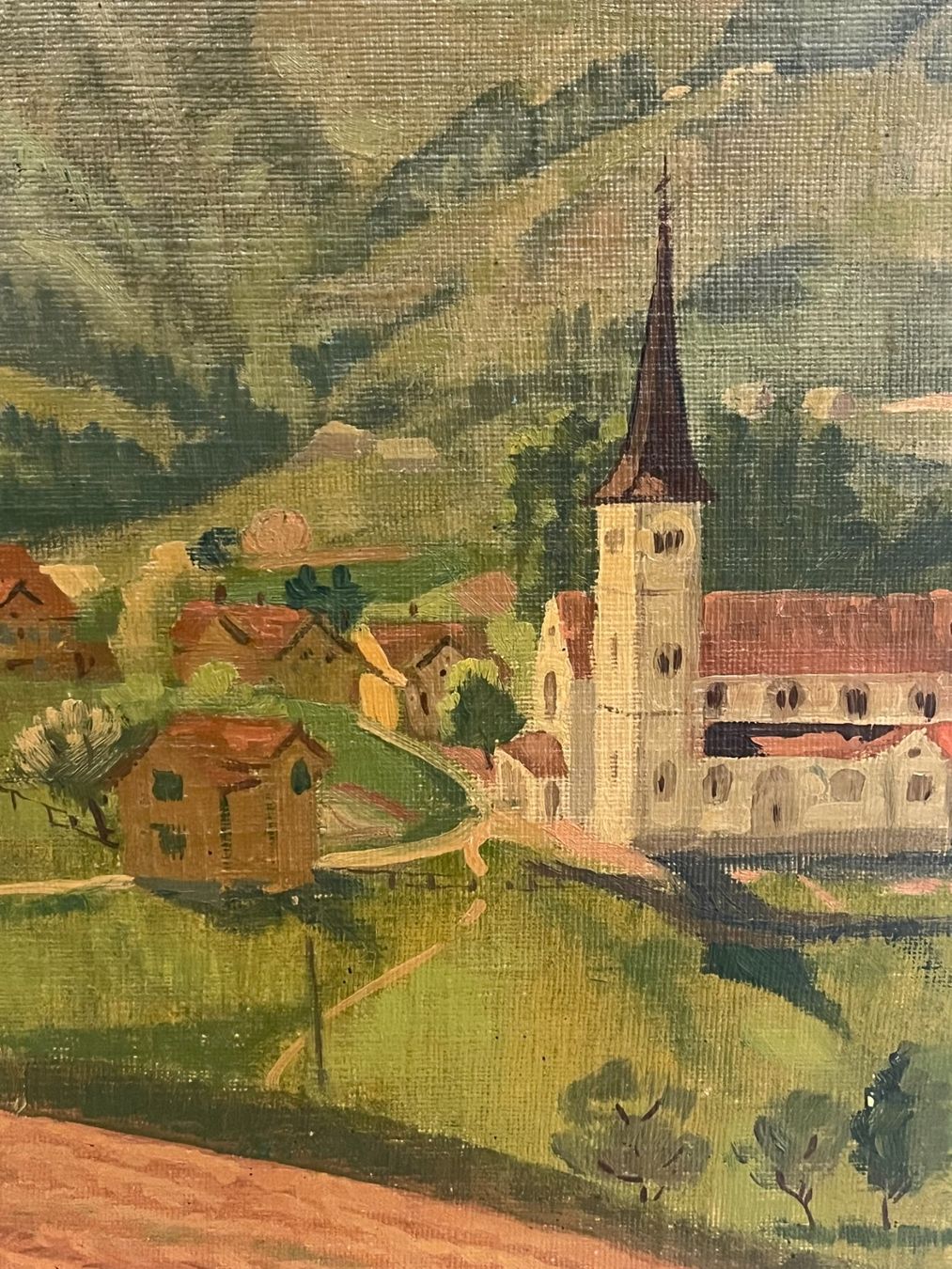 Gemälde: Wunderschön Gemälde Appenzeller A. Wyss 1947 – Gebraucht aus Basel von Kaffee_und_Kunst 5