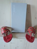 Sandales Ferre Milano Rouges Cuir 38  avec boîte ☀️
