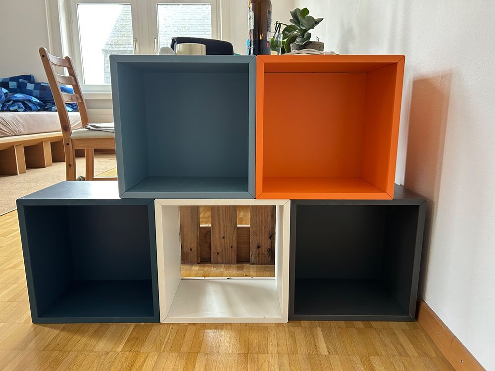 5 bunte IKEA Regale Kaufen auf Ricardo