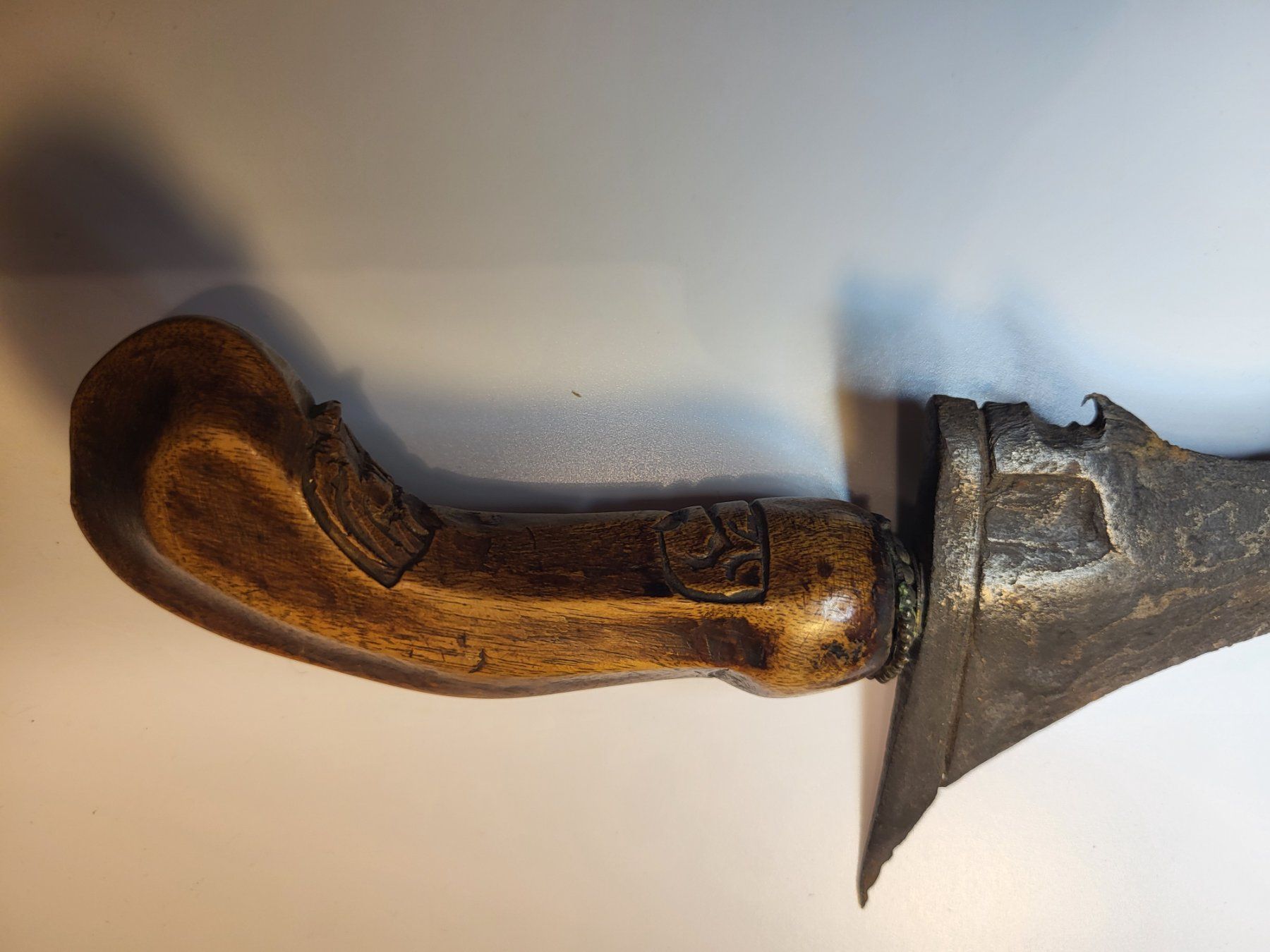 Posate: Indonesisch java kris dolch messer antik damast damaszener – Usato da Turbenthal venduto da kai_6277 2