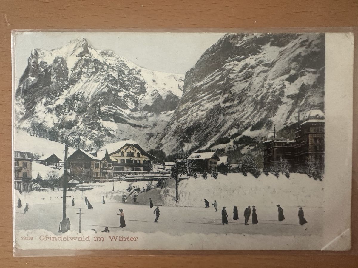 Cartes postales: Grindelwald im Winter Eisläufer – D'occasion à Wettingen par Phibras