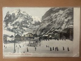 Grindelwald im Winter Eisläufer