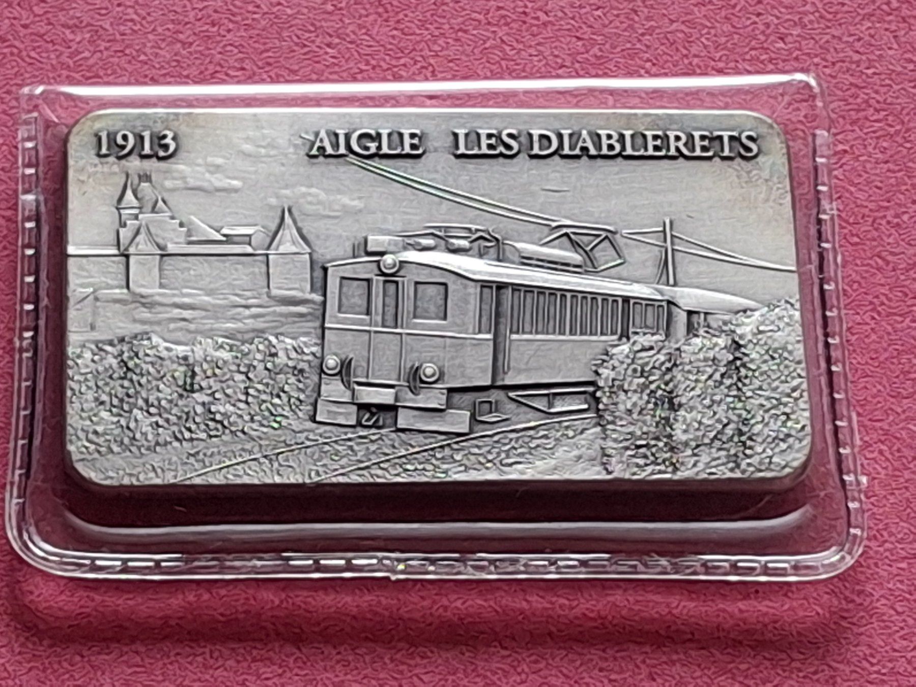 Edelmetalle: CH EISENBAHN - AIGLE LES DIABLERETS - OVP – Gebraucht aus Boniswil von dpd4coins