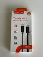 Thunderbolt 5 Kabel 80Gbps 240W 0.8m USB-C z.B. Macbook M5