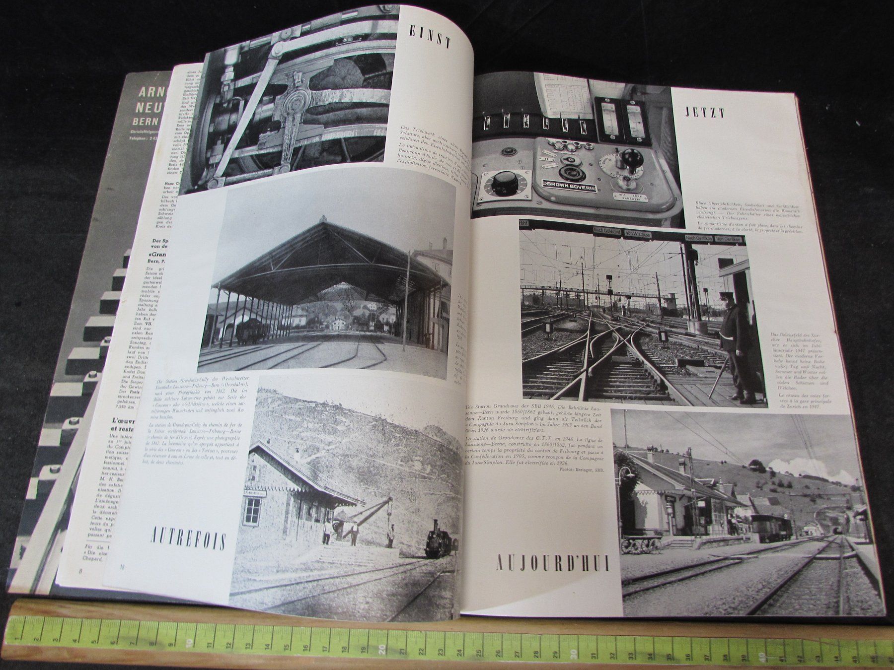 Riviste & Magazine: 100 Jahre Schweizer Bahnen, 1947 – Usato da Walchwil venduto da Shells1 6
