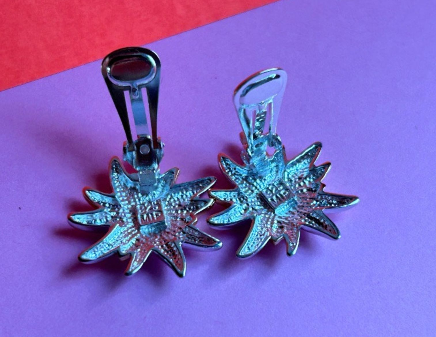 Edelweiss Orecchini pendenti & Orecchini a lobo: Ohrenclipe Edelweiss (Silber) – Usato da Dittingen venduto da Bellevista 7