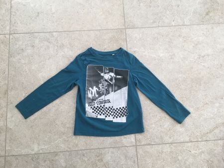 Cooles Jungs Longsleeve Shirt Gr. 122/128 blau