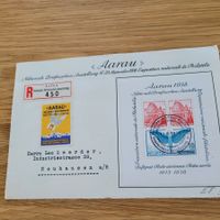 Brief Aarau 1938 Neuhausen a/R