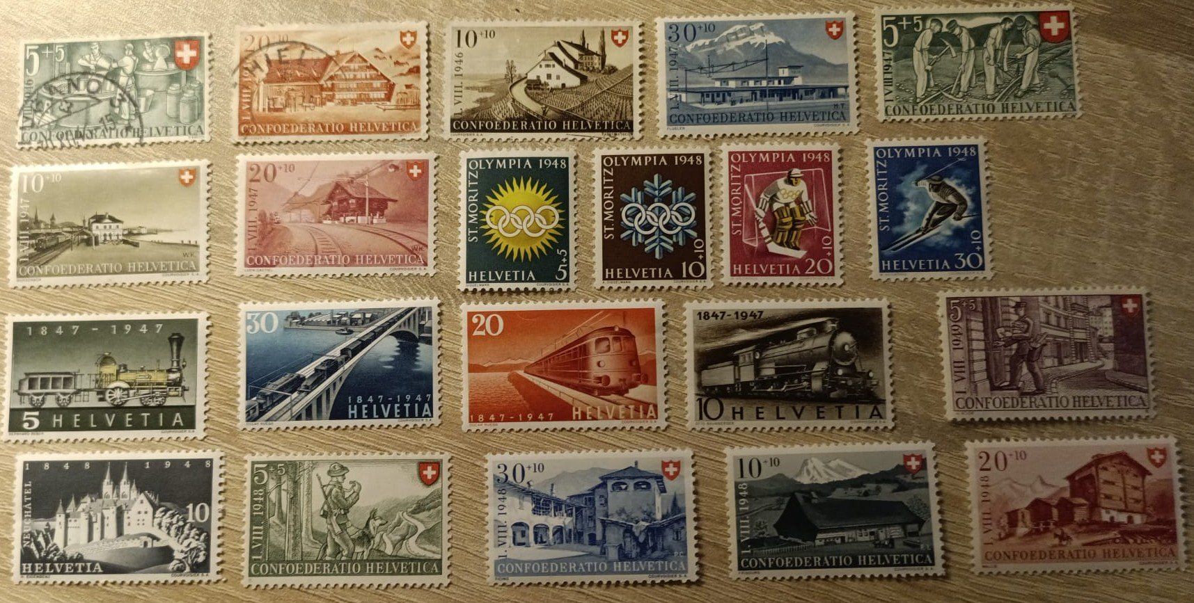 Tutti i francobolli: Lote sellos Suiza – Usato da Stein am Rhein venduto da tom_fq6v