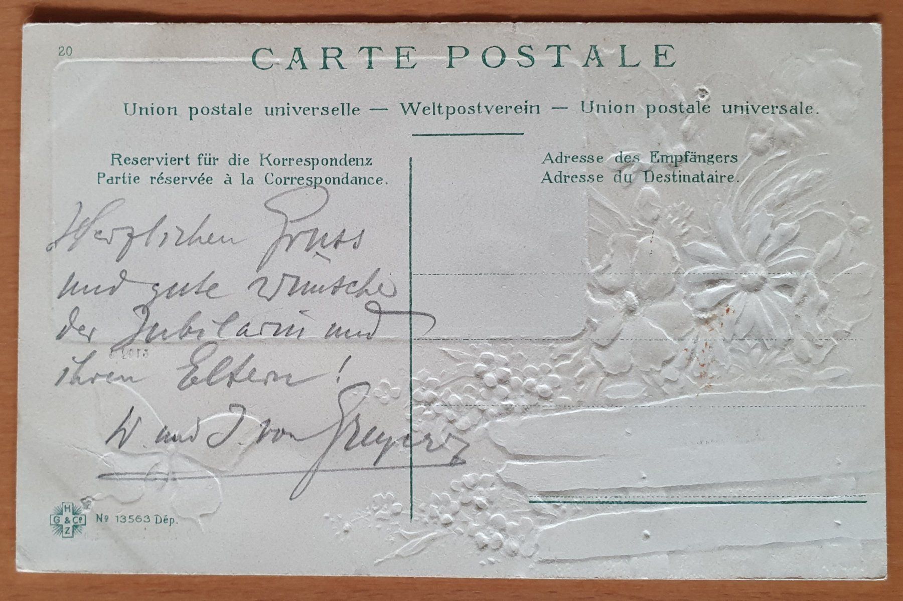 Cartoline postali: Münsingen - Prägekarte – Usato da Kreuzlingen venduto da Rschweiz1 1