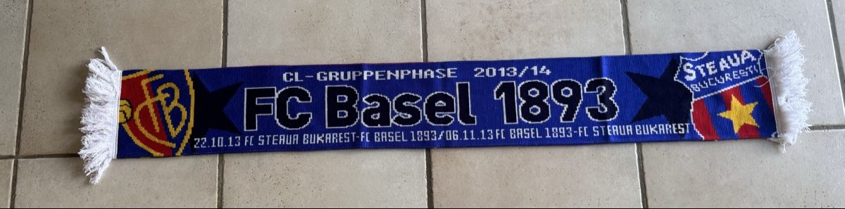 FC Basel Foulard & Sciarpe: Fc Basel - Steaua Bukarest Schal – Usato da Lenzburg venduto da Meister_k 1