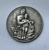 Schützenmedaille Walliser Kantonalschützenverein Silber *RR*