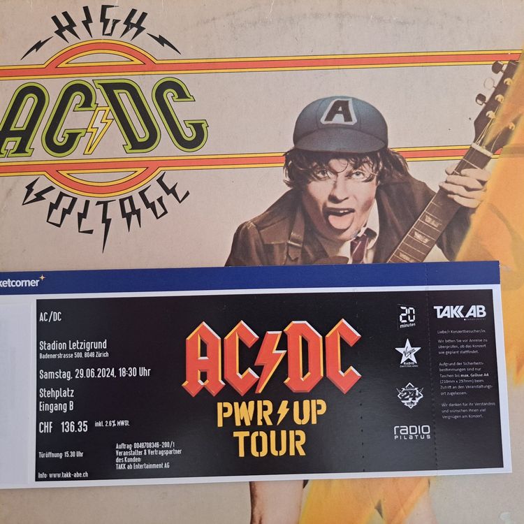 🎸AC/DC 🎸Ticket | Kaufen auf Ricardo