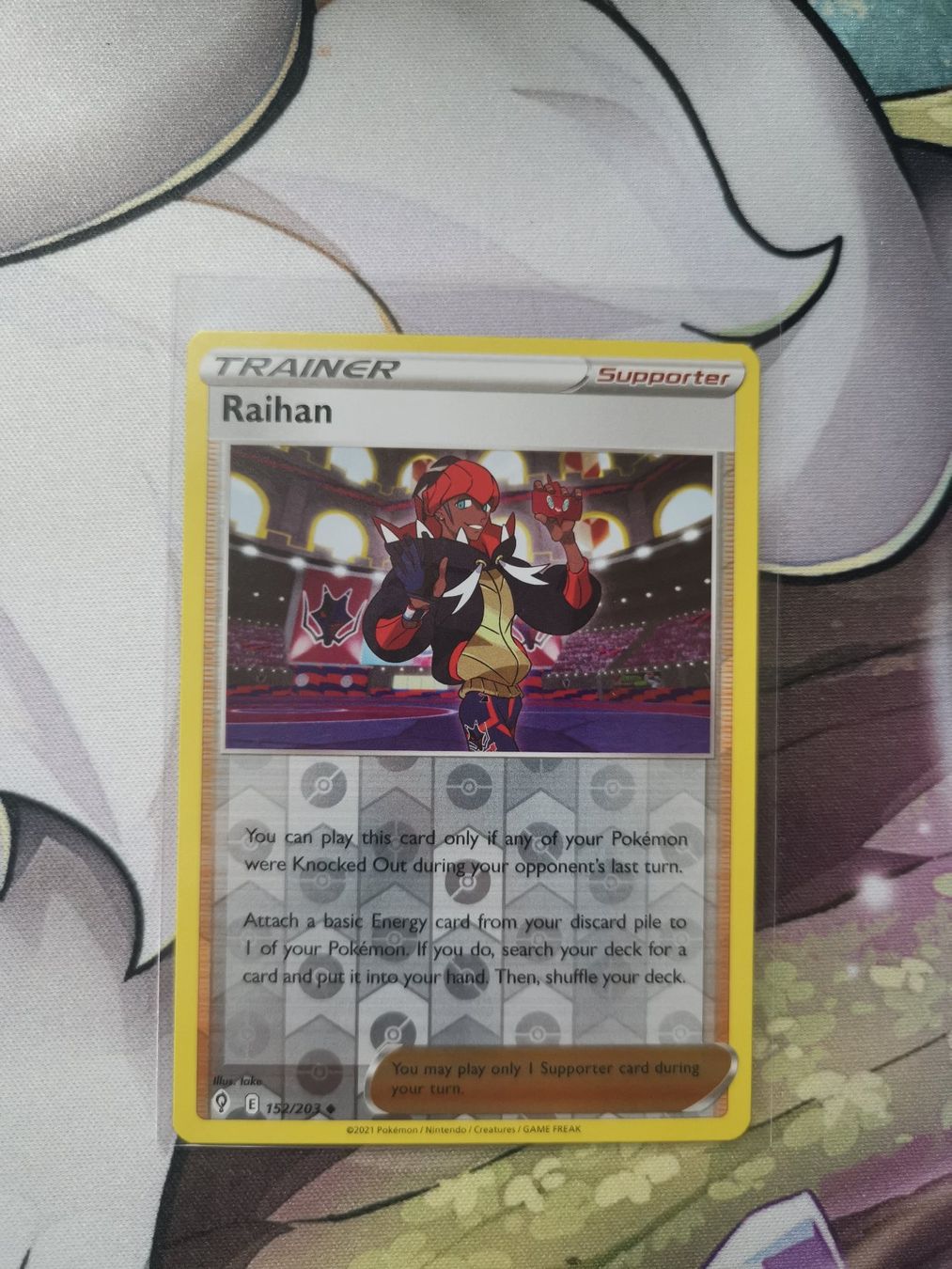 Pokémon Carte collezionabili: Raihan (EVS 152) Reverse Holo Anglais – Nuovo (secondo la descrizione) da Morges venduto da ine_qjg2